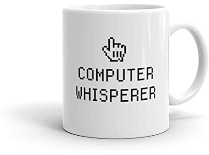 PIBONTO IT Tech Support Mug/Computer Nerd Gift for Techies and Programmers – Whisperer