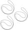 sourcing map 3 Pcs Rubber Bands, Fits 55,65,96 Gallon Trash Can Large Rubber Bands for Trash Cans Garbage Can Rubber Bands Multifunction Bands, 70 Inch, Black