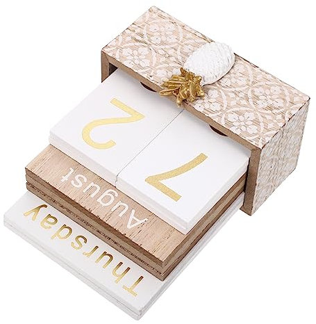 VILLCASE Ananas-tischkalender-ornament – ​​stilvolle Elegante Und Funktionale Bürodekoration