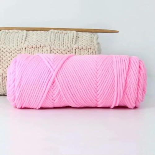 ADAOQIN 200g Milk Cotton Yarn Soft Delicate for Hand Knitting Wools Sweater Coat Crochet Scarf Knit Hat