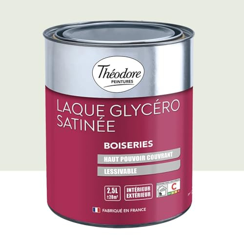 Theodore Laque Glycéro Satinée Blanc Cassé 2,5 L