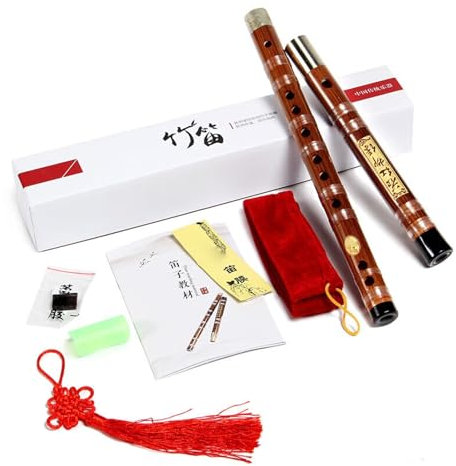 Flûte traversière professionnelle flûte en bambou clé F