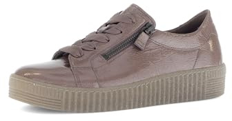 Gabor Damen Low-Top Sneaker, Frauen Sneaker,Schmerz-mindernd,aktuell,Freizeit,festlich,Schaft-weiten,senkfuss,Lady,Woman,Dark-Rose,42 EU / 8 UK