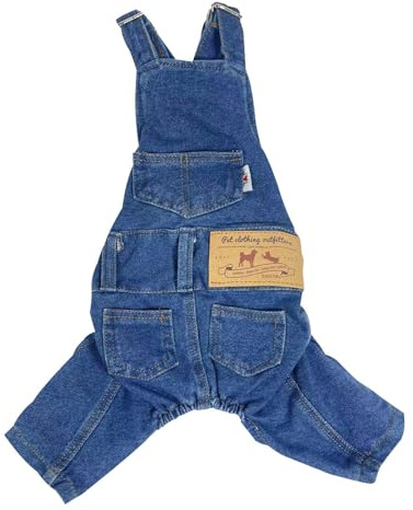 Hunde-Welpen-Jeansjacke – Weiche Blaue Mantelbekleidung, Modischer Jeans-Hoodie, Kleine Hundebekleidung | Mittleres Welpenjacken-Bekleidungsset, Haustierkostüm-Bekleidungsset, Für Fotoshooting-Events,