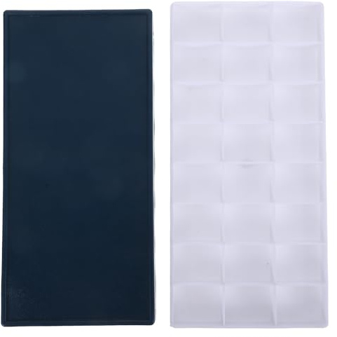 Portable Paint Palette with Soft Lid, Compartment Paint Box for Watercolor | Plastic and Silicone Build, Outdoor Painting and Travel Use, Efficient Compartments, Versatile Design