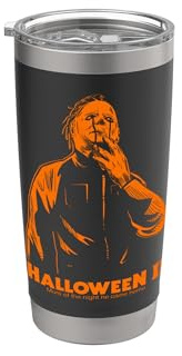 Halloween II Michael Myers Bold Mask Poster Doppelwandiger Edelstahl-Thermobecher