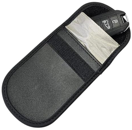Faraday Bag for Car Key Keyless Entry Fob Signal Blocker Anti Theft Shield Guard