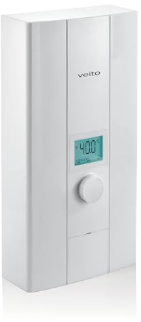 Veito Blue S Elektrischer Durchlauferhitzer - LCD-Display - 21 kW - Energiesparend - Sofort heißes Wasser