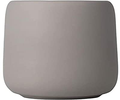 blomus -SONO- Zahnputzbecher aus Keramik, Satellite, Zahnbürstenhalter mit Platz für Zahnbürste und Zahnpasta, Soft-Touch, exklusives Badaccessoire (H / B / T: 11 x 8,5 x 8,5 cm, Satellite, 69048)