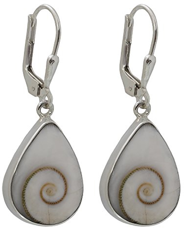 I-be, Shiva Eye Tropfen Ohrringe, 925 Silber, 398304 KB