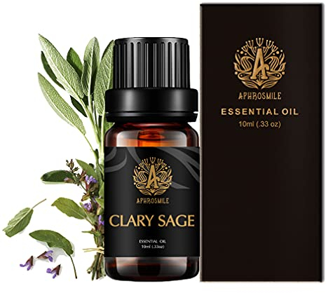 Aromatherapie Muskatellersalbei Ätherisches Öl, Therapeutic Grade Muskatellersalbei Ätherisches Öl für Diffuser, 10ml 100% Pure Muskatellersalbei Ätherisches Öl, Aromatherapie Muskatellersalbeiöl