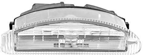 Qiilu Éclairage de la Plaque d'Immatriculation à DEL, Lampe à Plaque d'immatriculation pour Clio II 1998-2005 (OE 7700410754)