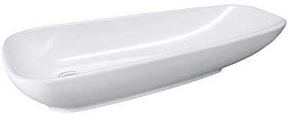 Laufen Palomba Waschtisch-Schale, ohne Hahnloch, ohne Überlauf, 900x420, Farbe: Weiß mit LCC - H8168014001121