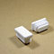 ajile - Embout rectangulaire pour Tube de Dimension 40x20 mm et d'épaisseur 1,0-3,0 mm Blanc - 4 pièces - EPH214