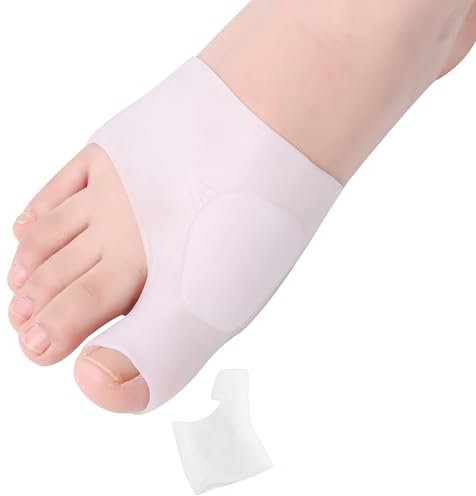 DYKOOK Gel Metatarsal Sleeves and Bunion Cushions 2Pack Thickened Metatarsal Silicone Pad Protector Bunion Pad Sleeve for Bunions Forefoot Pain and Friction Prevented