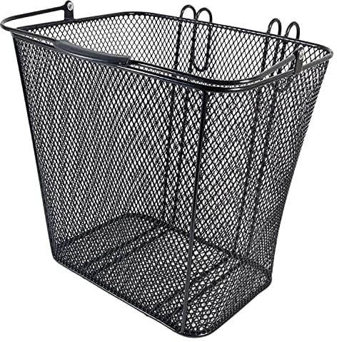 Fahrradkorb | Korb für Gepäckträger | Fahrradkorb Gepäckträger | Fahrradkorb hinten | Metall Fahrrad Korb | Bike Basket | Einkaufskorb | 22 Ltr | Red Loon