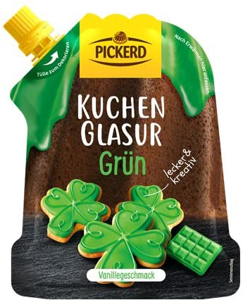 Pickerd Kuchenglasur Grün Vanillegeschmack 125g