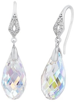 Amor Ohrhänger 925 Sterling Silber Damen Ohrschmuck, mit Zirkonia synth., 3,5 cm, Silber, Kommt in Schmuck Geschenk Box, 9221547