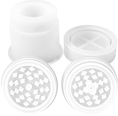 misppro Epoxy Resin Mold DIY Round Jar Storage Bottle Grinder Spice Silicone Mould