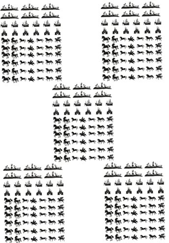 EXCEART 300pcs DIY Cards for Jars Unicorn Style Decorations for Wedding Birthday Parties Material