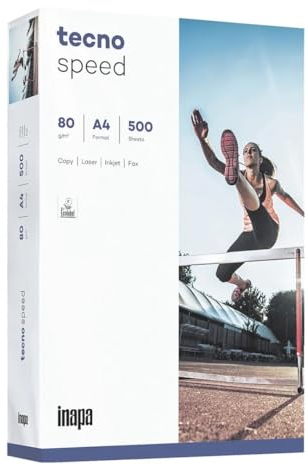 Das weiße Allround-Druckerpapier für den täglichen Gebrauch. Geeignet für alle Drucker und Kopierer Inkjetdrucker DIN A4, 80 g/m²,Hoch Weiß, (500)