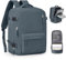 Handgepack 45x36x20 für Easyjet Handkabinengepäck Reiserucksack Unter Dem Sitz Handgepäck Rucksack Flugzeuge Reisetasche Weekendertasche Wanderrucksack Lässiger Tagesrucksack,Z7-Grau-Blau