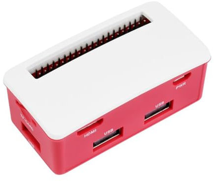 TUOPUONE USB-Hub-Box, kompatibel mit Raspberry Pi Zero/Zero 2W/Zero W/Zero WHS, 4 x USB 2.0-Anschlüsse, matte polierte Oberfläche, gut gestaltet, schön, staubdicht