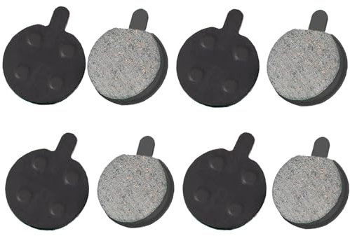 DeJivsin 4 Paare Bremsbeläge, Bremsscheibe, Bremsbeläge Ersatzteile für Xiaomi M365 Pro, 1S, Essential, Pro 2, für Zoom DB-280/350 / 450/550 / 650 / Alongha SNG/Apse/Artek Apollo/Shockwave