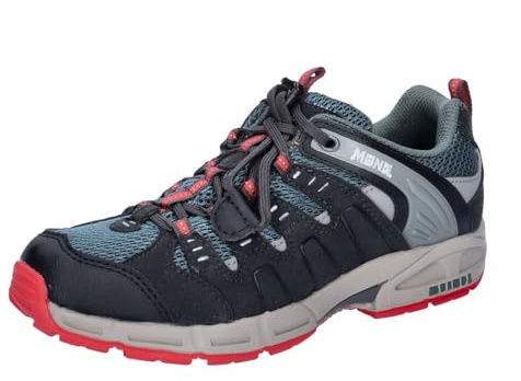 Meindl Kinder Schuhe Respond Junior 2044 Asphalt/Rot 32