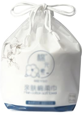 Healvian Serviette Jetable en Coton Épais pour Démaquillage Lot de 3 Serviette à Usage Unique pour Voyage et Maison Douce et Non Irritante