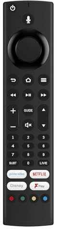 AULCMEET Fire Replacement Voice Remote Control Fit for TCL CF63K Series QLED TV 4K UHD Fire TV 55CF630K 50CF630K