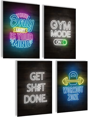 mojoliving Motivation Poster Motivationsbilder Bilder Büro Bilder Poster Aesthetic Fitness Growth Mindset Gym Deko Büro Dekoration Badezimmer Küche