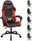 play haha. Gaming Stuhl Bürostuhl Drehstuhl Computerstuhl Arbeitsstuhl Schreibtischstuhl Ergonomischer Stuhl Rennstuhl Lederstuhl PC Gaming Stuhl (Rot,Lendenpolster)