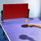 HuKaiL Tischtennisplatte Returnbrett, Rebounder Tischtennisplatten 360°-Winkelverstellung mit 8-Roten Gummis, Tischtennisplatte Outdoor Klappbar für Hause, Fitnessstudio, Schule, 66 * 33cm