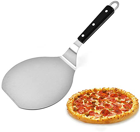 WOTZOV Pala para Pizza – Pala para Pizza Supersuave – Herramientas para Hornear livianas/Acero inoxidable/16,5 × 36 cm