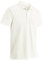 33,000ft Men's Polo Shirt Short Sleeve T-Shirt Golf Polo Moisture Wicking Quick Dry Polos Outdoor Sports Athletic Tennis Performance Breathable T-Shirt for Tennis Work Cream(Nylon Spandex) L