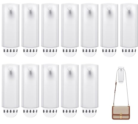 12Pcs Picture Hanging Hooks, Strips Heavy Duty Hooks No Nails Self Adhesive Hooks Large Universal Frame Hanger Damage-Free Removable Adhesive Strips for Hanging Pictures Frames and Wall Decorations