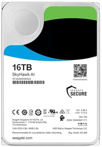 FOR 16TB SATA 256MB 3.5 Internal Hard Drive (ST16000VE002)