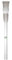 Weedness Bong Glas Chillum Diffuser 18,8 mm Schliff 16 cm - Shillum Zubehör Kopf Adapter Aufsatz Steckchillum Kupplung