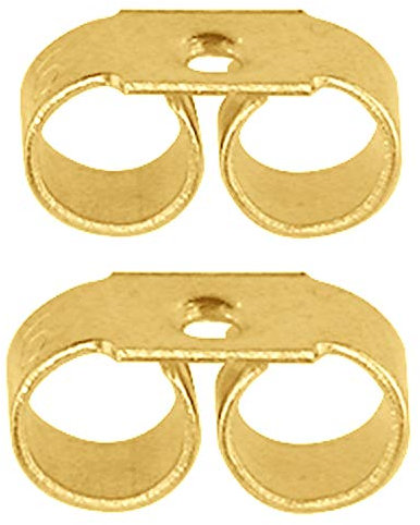 9CT Gold HALLMARKED Replacement Earring Backs Butterflies 5MM -A2B