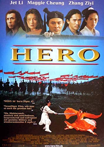 Hero - Jet Li Filmposter gerollt A3 29x42