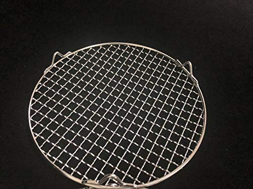 GangKun Edelstahl 304, Gitterrost, Gitter Plus Füße, rund, Haushalt-35 cm Durchmesser, 2 cm Höhe