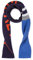 Hackett Boys Kids Logo SCRF Cold Weather Scarf, 5AAMULTI Blue, 000