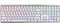 Cherry MX 3.0 S Wired Mechanical Gaming Keyboard. Aluminum Housing Built for Gamers w/MX Red Silent Switches. RGB Backlit Color Display Over 16m Colors. from The Makers of MX. Full Size. Pure White.