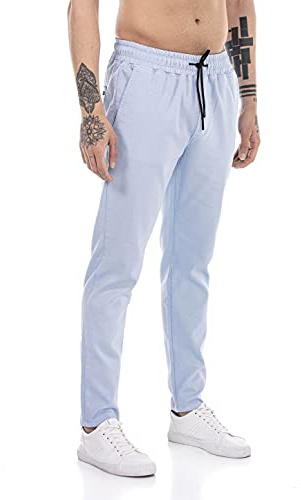 Redbridge Hose für Herren Freizeit-Hose Jogger Pants Chino Hellblau XL