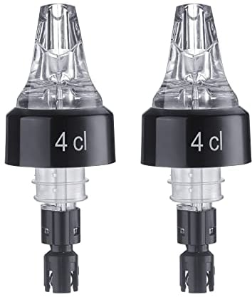 Westmark 2 Doseurs/Becs Verseurs, Portionneurs, Dosage par Bec Verseur : 4 cl, Plastique, Auto-Pour, Transparent, 994022EG