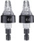 Westmark 2 Doseurs/Becs Verseurs, Portionneurs, Dosage par Bec Verseur : 4 cl, Plastique, Auto-Pour, Transparent, 994022EG