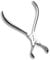 Paula & Fritz® Piercing Ring-Zange Schließen Silber 150-mm Lang Chirurgenstahl 316L Ringschließ-Zange Klemm-Zange Schmuck-Pinzette Tool Halte-Zange