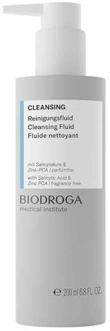 Biodroga Reinigungsfluid 200 ml – Gesichtsreinigung Porenreiniger Face Wash Gesicht Cleanser hautfreundlich
