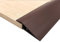 Rubber Threshold Ramp, Threshold Transition Strips, Door Floor Threshold Strips, Wheelchair Ramp Self Adhesive, Non-Slip Edging Trim Strip, for Doorways, Steps, Floor Tile Edge (1.5cm/Coffee 1m)
